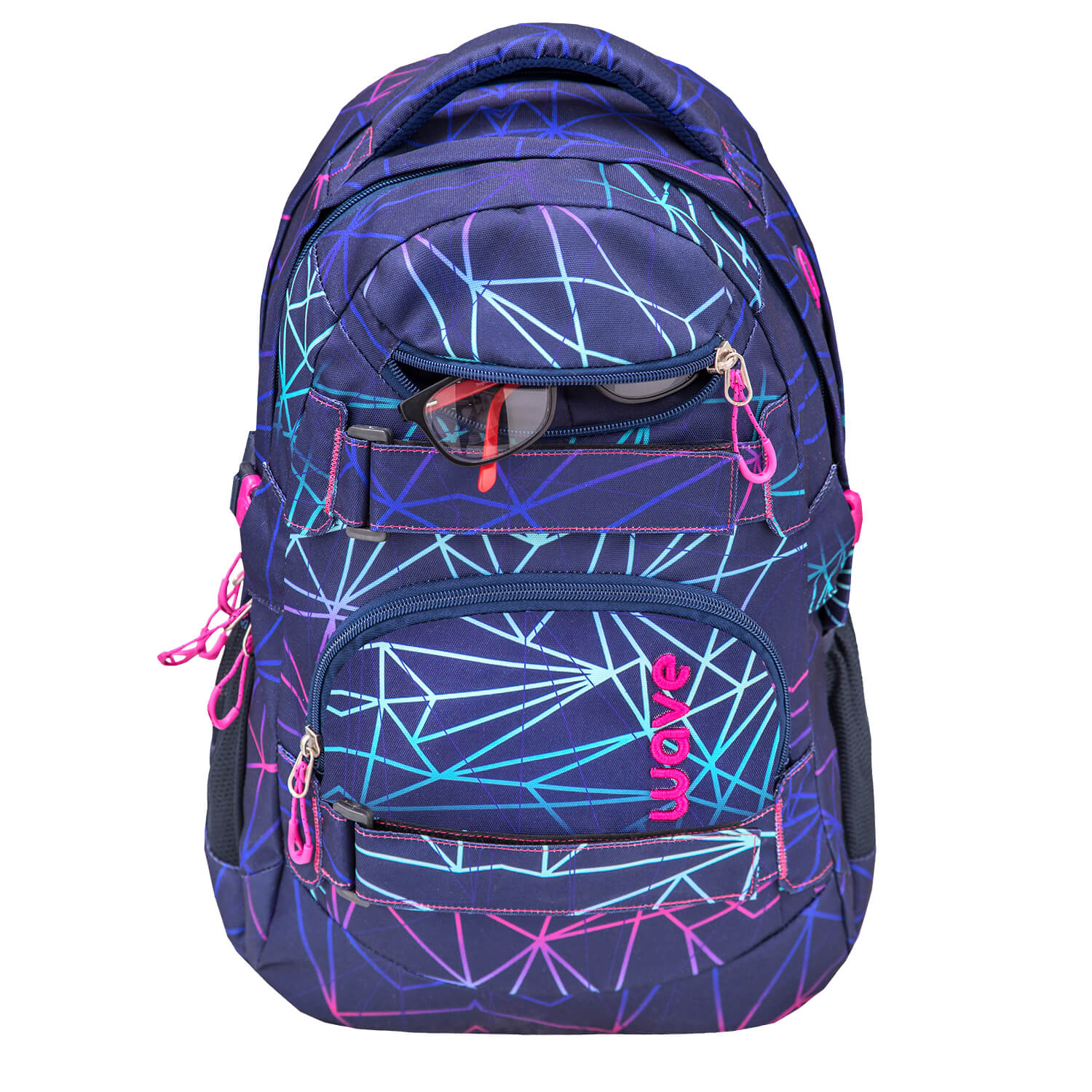 Rucksack Infinity Schulrucksack "Stripes Purple"