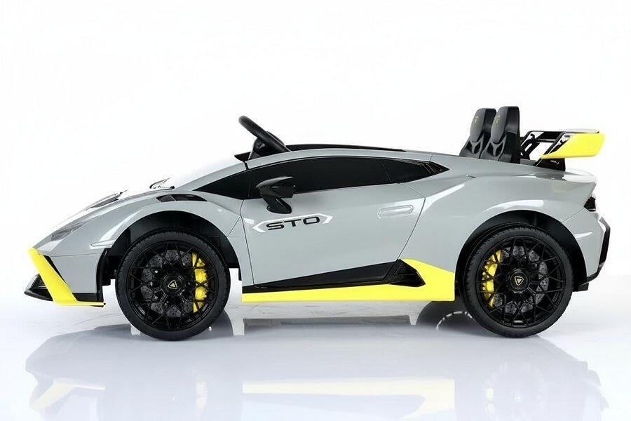 ES-Toys Elektro Kinderauto „Lamborghini Huracan STO Drift“ – lizenziert – 24V Akku, 2 Motoren- 2,4Ghz Fernsteuerung, MP3, Ledersitz+EVA – Grau ES-Toys Elektro Kinderauto „Lamborghini Huracan STO Drift“ – lizenziert – 24V Akku, 2 Motoren- 2,4Ghz Fernsteuerung, MP3, Ledersitz+EVA – Grau