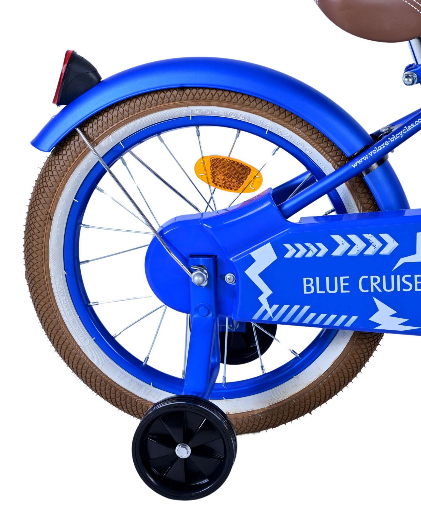 Kinderfahrrad Black Cruiser für Jungen 16 Zoll Kinderrad in Blau