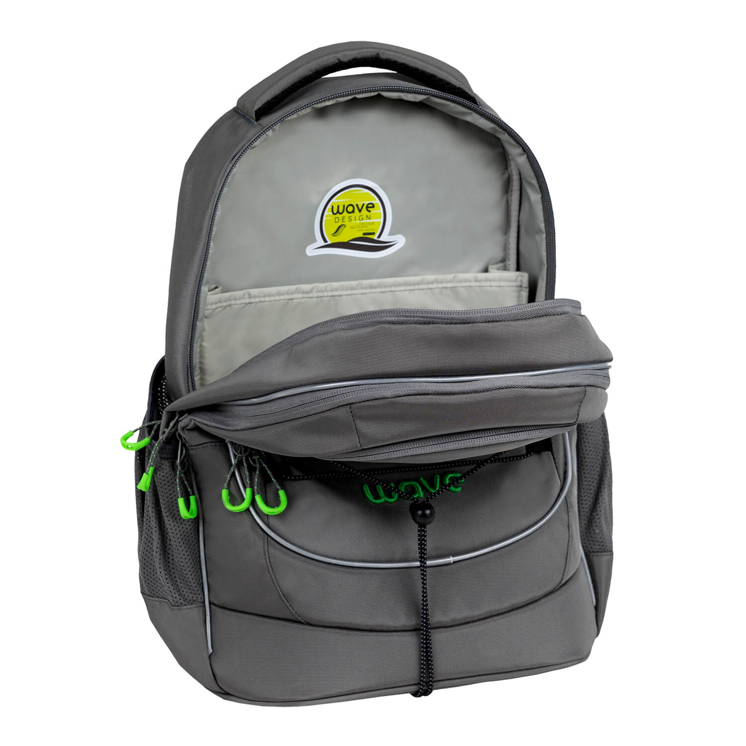 Rucksack Boost Schulrucksack "Lime Grey"