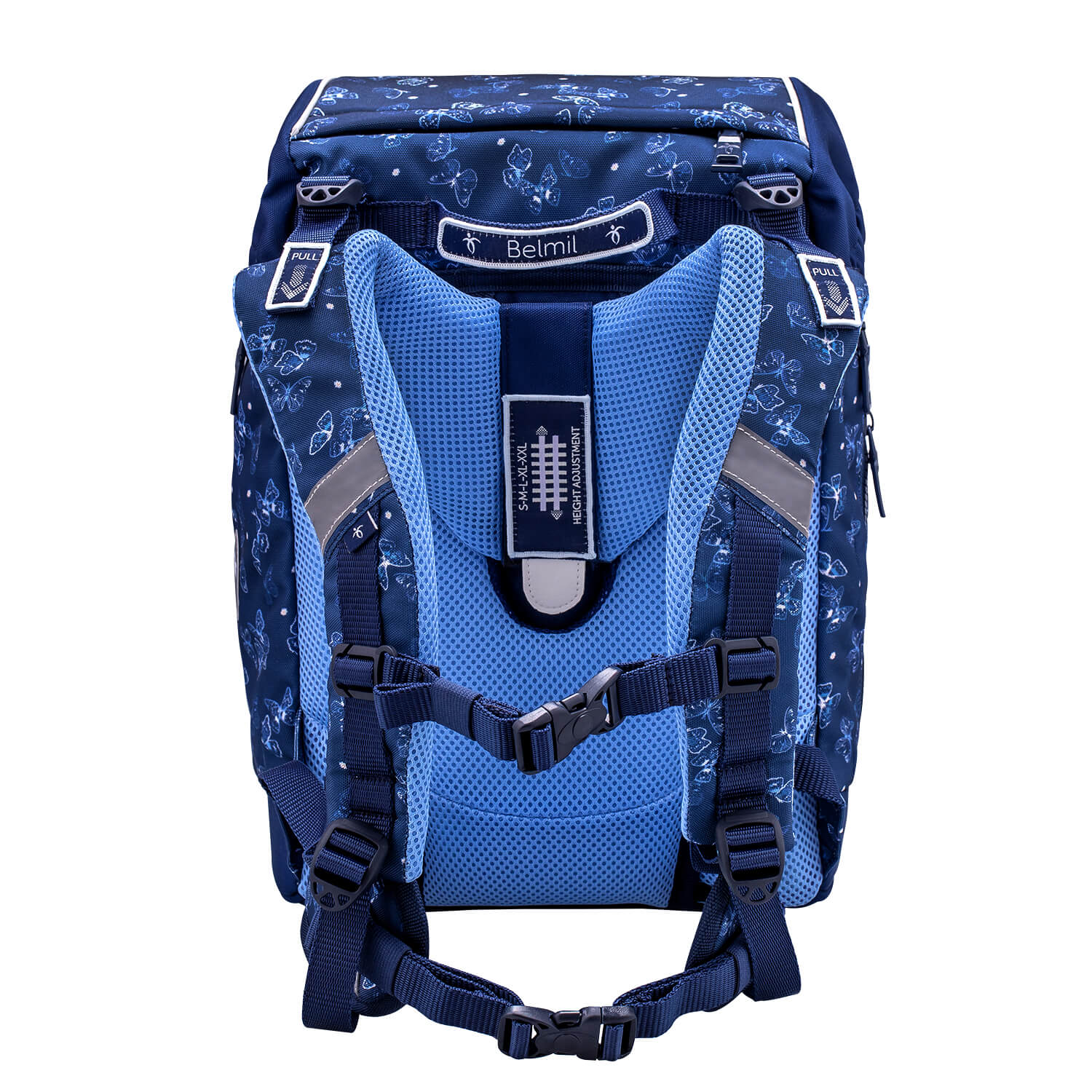Rucksack Comfy Plus Premium Schulranzen Set 4-teilig Sapphire Tasche