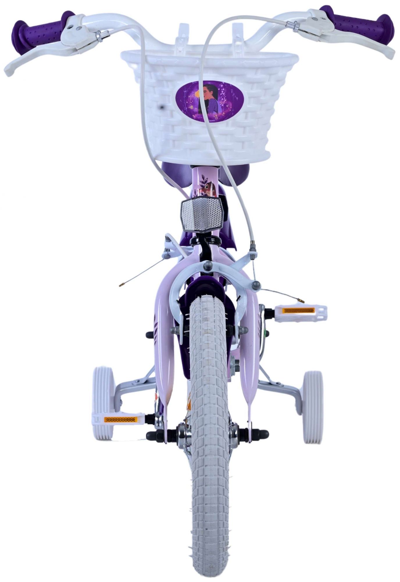 Kinderfahrrad Disney Wish Fahrrad für Mädchen Rosa 14 Zoll Kinderrad