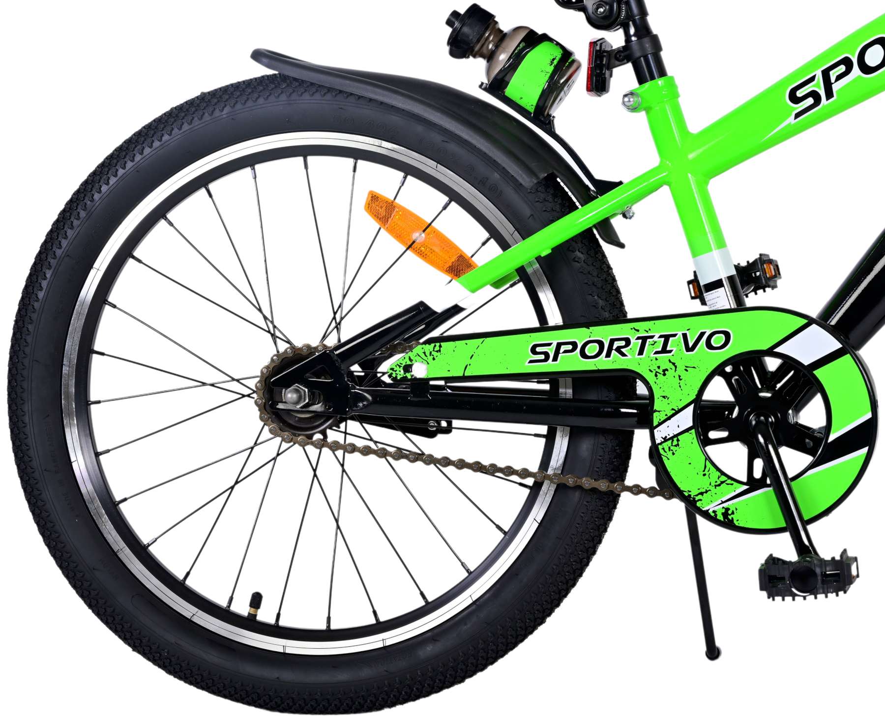 Kinderfahrrad Sportivo für Jungen 20 Zoll Kinderrad in Grün/Schwarz Kinderfahrrad Sportivo für Jungen 20 Zoll Kinderrad in Grün/Schwarz