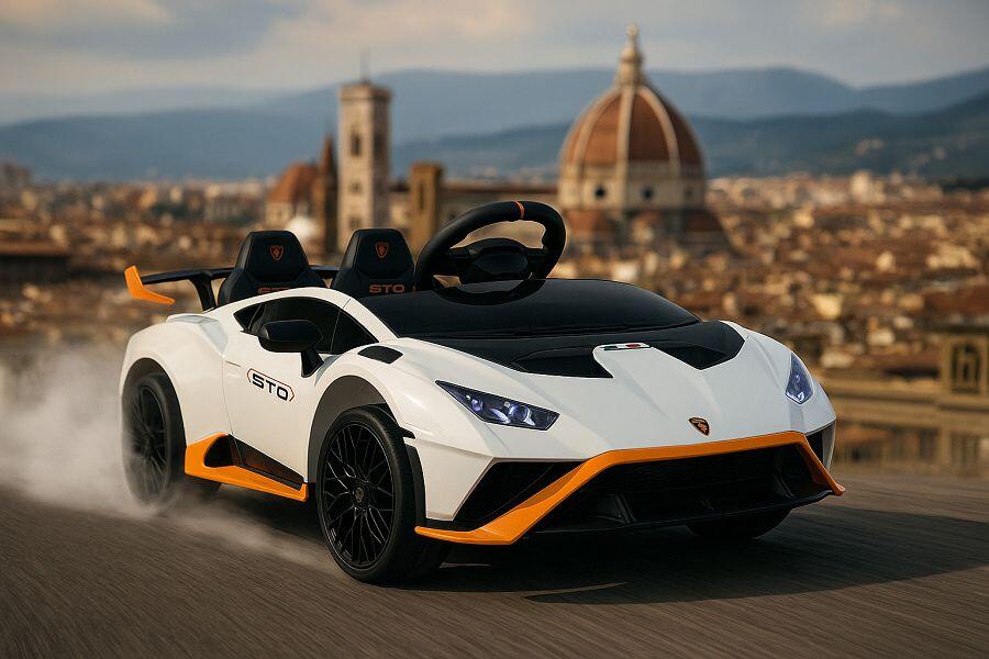 ES-Toys Elektro Kinderauto „Lamborghini Huracan STO Drift“ – lizenziert – 24V Akku, 2 Motoren- 2,4Ghz Fernsteuerung, MP3, Ledersitz+EVA – Grau ES-Toys Elektro Kinderauto „Lamborghini Huracan STO Drift“ – lizenziert – 24V Akku, 2 Motoren- 2,4Ghz Fernsteuerung, MP3, Ledersitz+EVA – Grau
