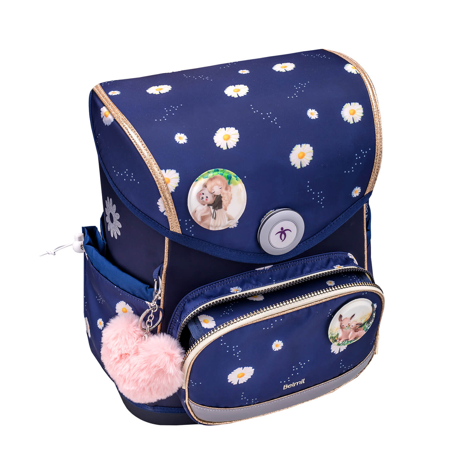 Rucksack Compact Plus Premium Schulranzen Set 5-t. Daisy Federtasche