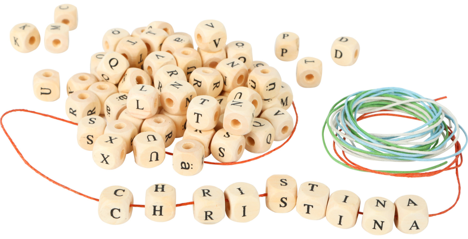 Buchstabenketten - Alphabet Perlen