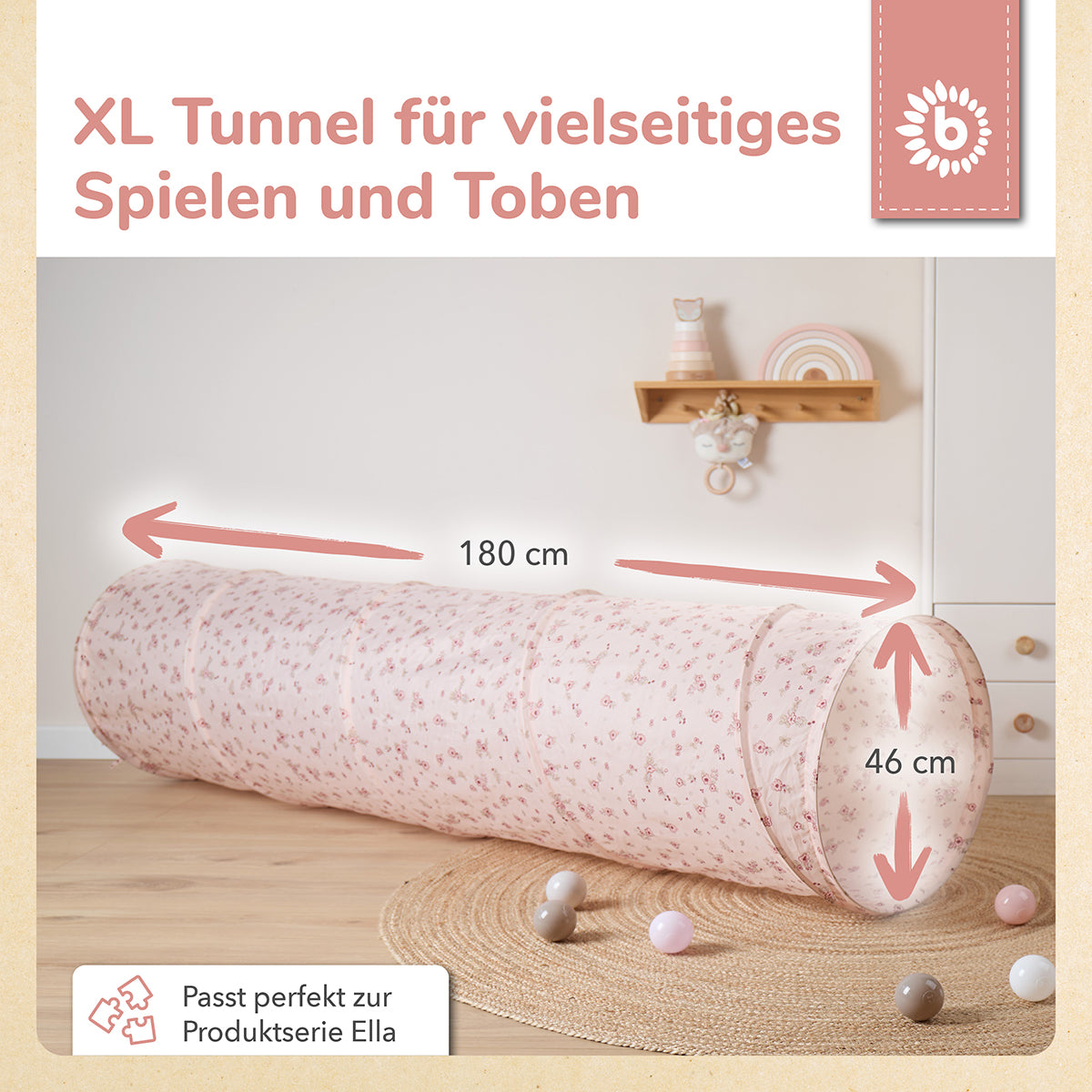 Pop Up Spieltunnel Dreamy Flowers Pop Up Spieltunnel Dreamy Flowers