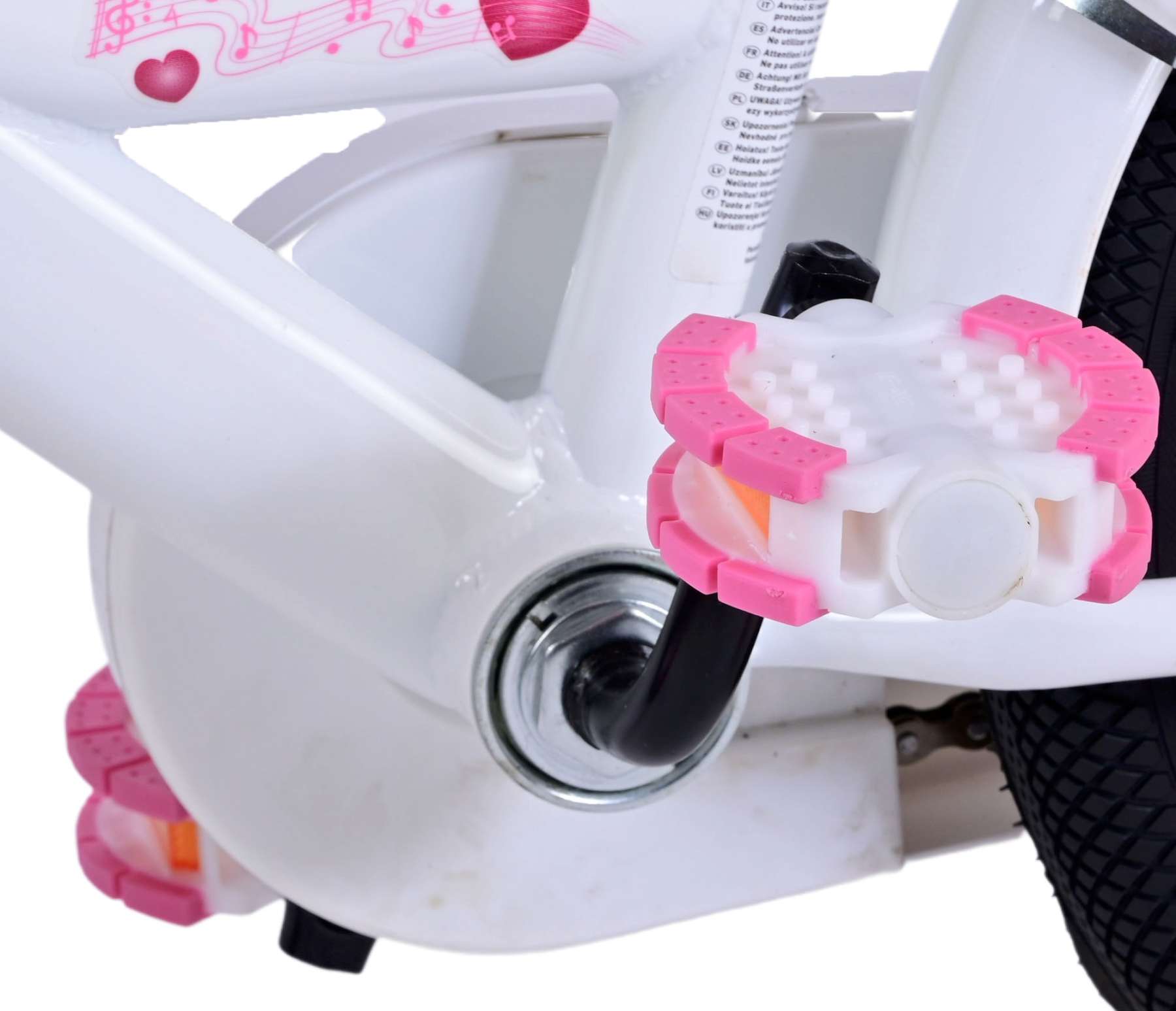 Kinderfahrrad Ashley für Mädchen 14 Zoll Kinderrad in Weiß Kinderfahrrad Ashley für Mädchen 14 Zoll Kinderrad in Weiß