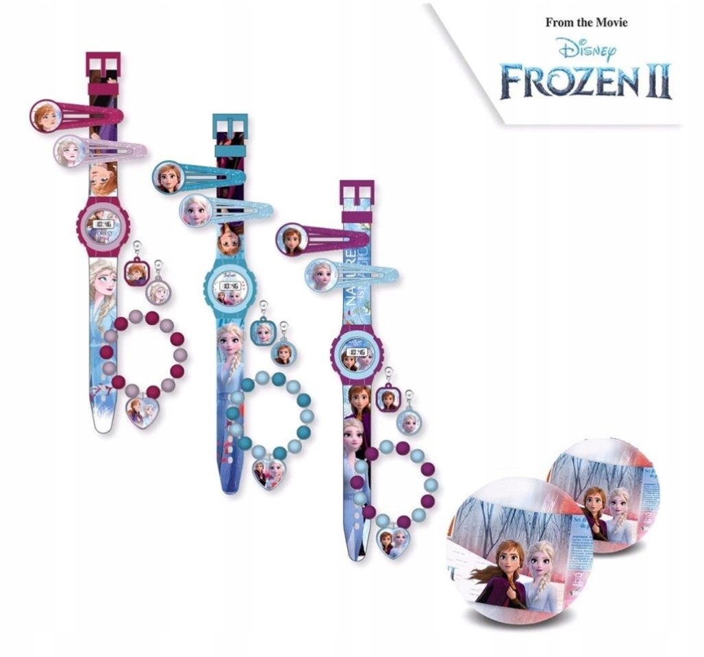 Disney die Eiskönigin Surprise Uhr und Schmuckset Frozen Elsa Anna