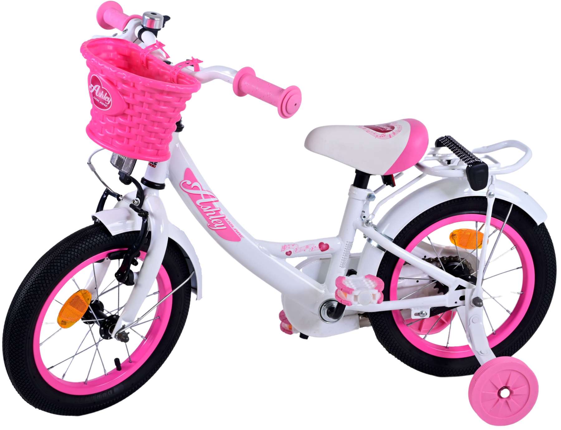 Kinderfahrrad Ashley für Mädchen 14 Zoll Kinderrad in Weiß Kinderfahrrad Ashley für Mädchen 14 Zoll Kinderrad in Weiß