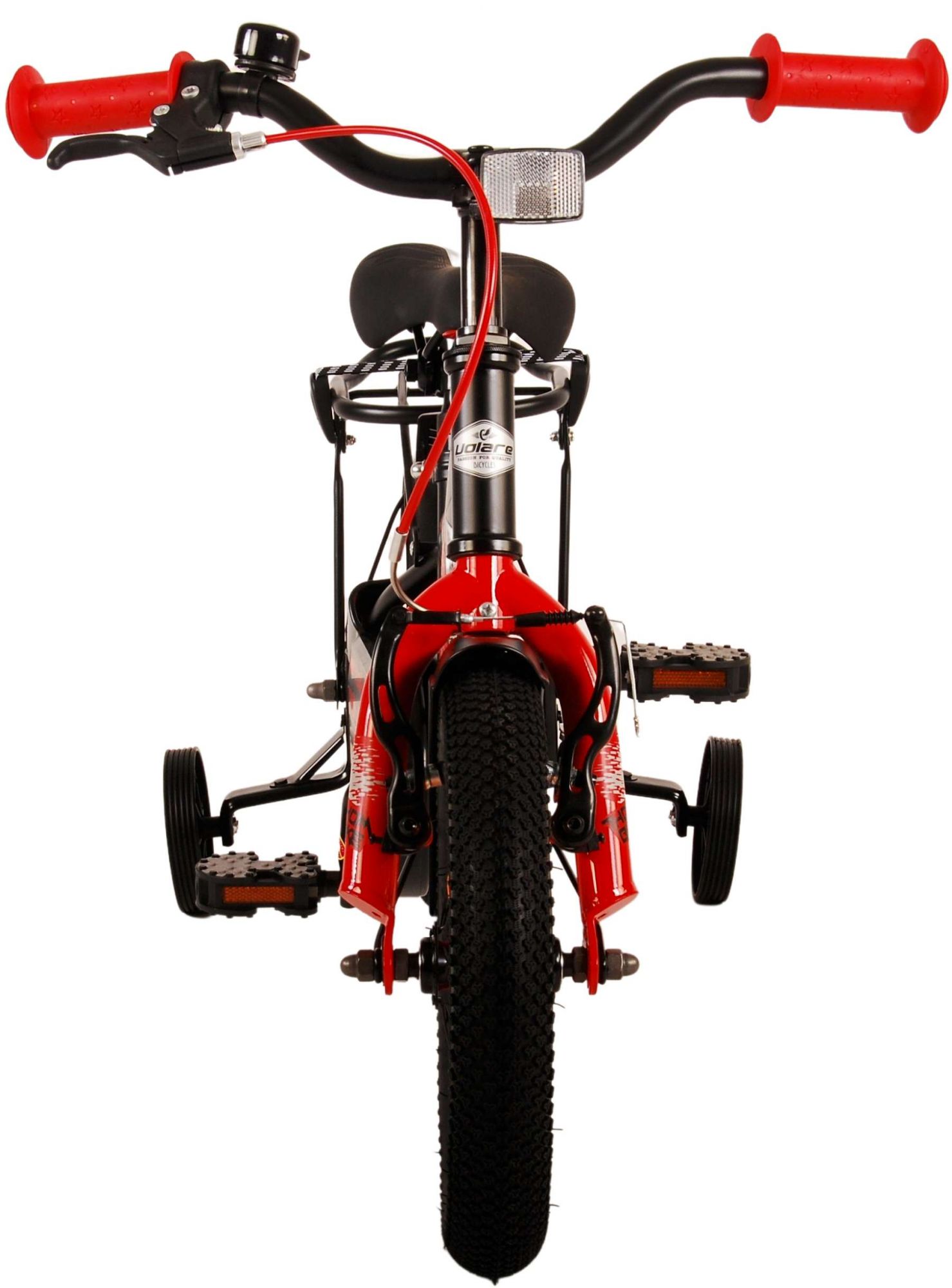 Kinderfahrrad Thombike für Jungen 12 Zoll Kinderrad in Schwarz Rot