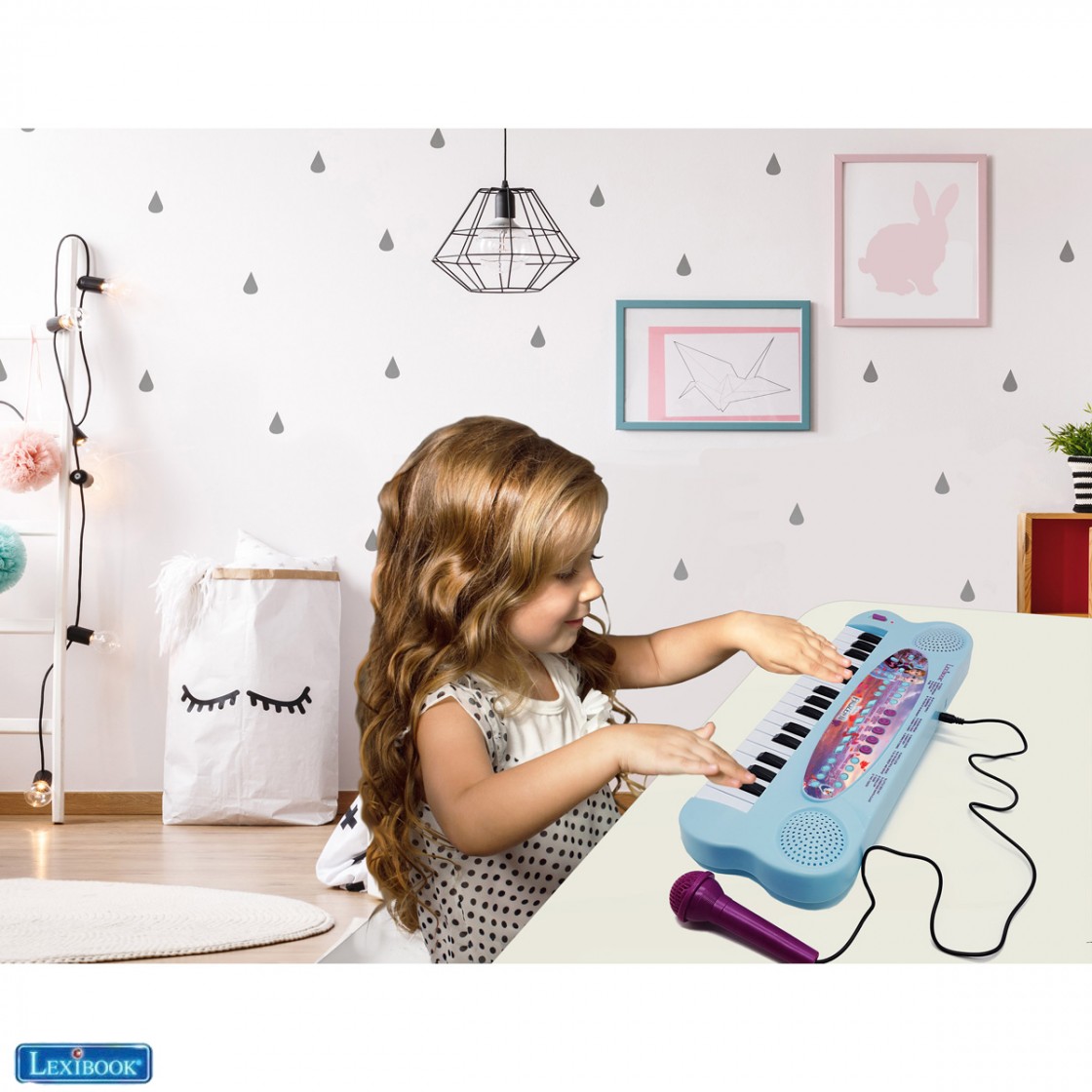 Elektronisches Keyboard mit Mikrofon Disney Die Eiskönigin Elsa Anna