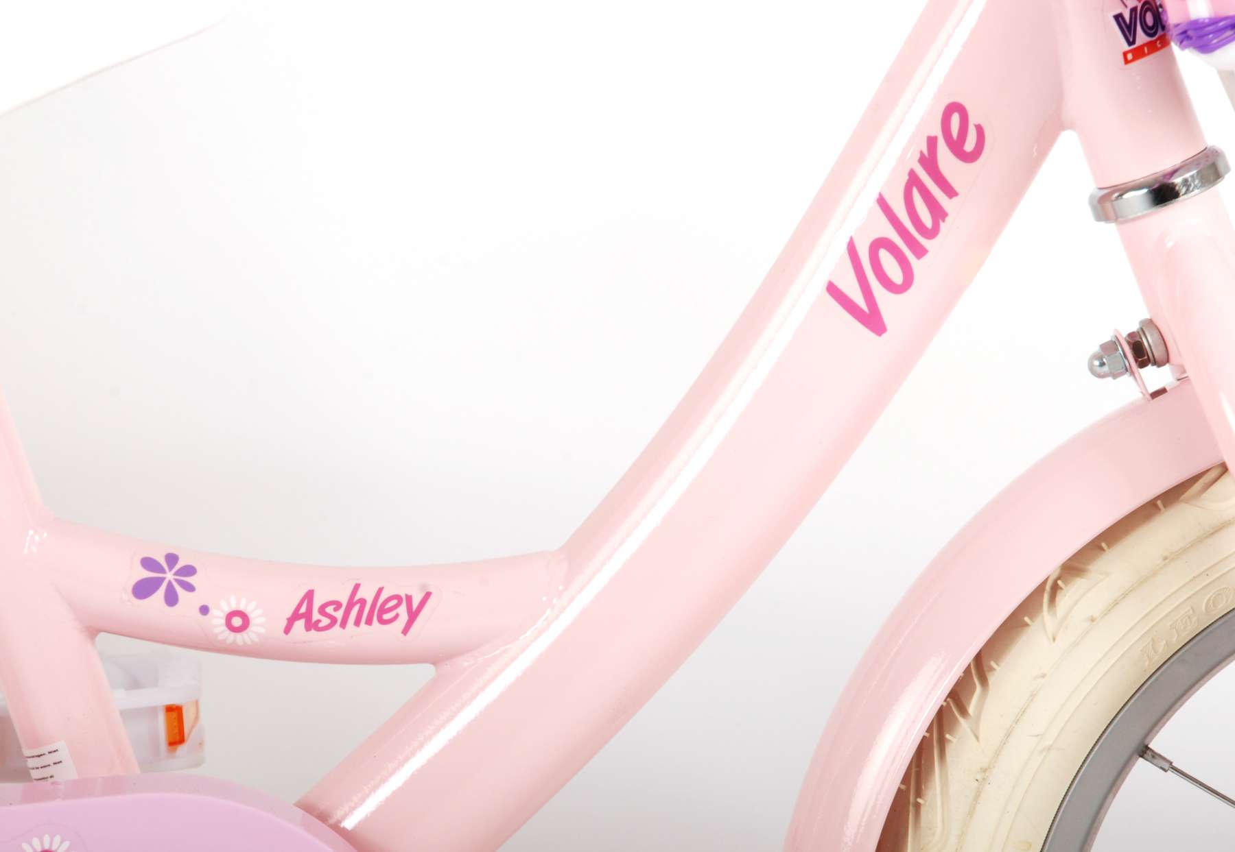 Kinderfahrrad Ashley für Mädchen 14 Zoll Kinderrad in Rosa Fahrrad