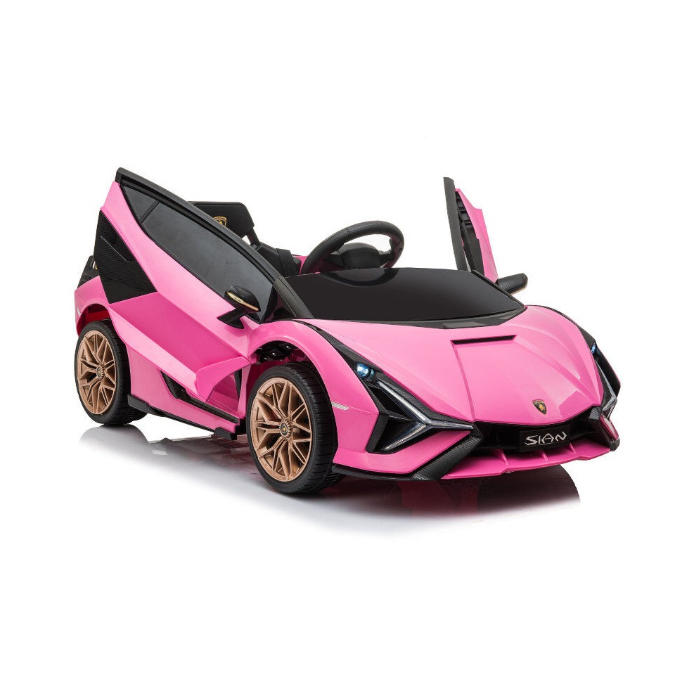 ES-Toys Elektro Kinderauto „Lamborghini Sian“ – lizenziert – 12V Akku, 2 Motoren- 2,4Ghz Fernsteuerung, MP3, Ledersitz+EVA – Pink ES-Toys Elektro Kinderauto „Lamborghini Sian“ – lizenziert – 12V Akku, 2 Motoren- 2,4Ghz Fernsteuerung, MP3, Ledersitz+EVA – Pink