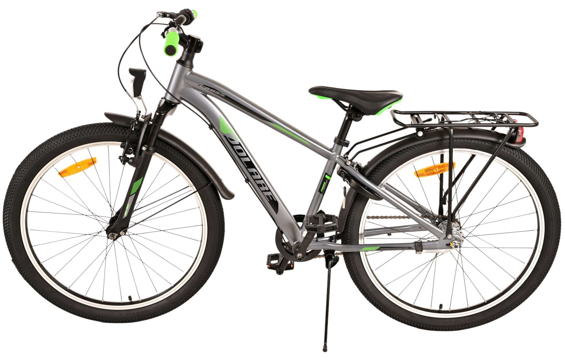 Kinderfahrrad Cross für Jungen 24 Zoll Kinderrad in dunkelgrau, 3 Gänge Kinderfahrrad Cross für Jungen 24 Zoll Kinderrad in dunkelgrau, 3 Gänge