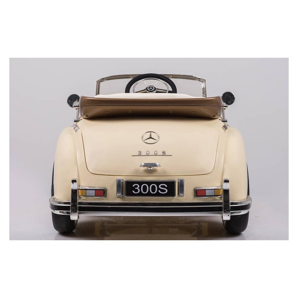 ES-Toys Elektro Kinderfahrzeug – Kinderauto „Mercedes 300S“ Oldtimer – lizenziert – 12V7AH – 2,4Ghz, MP3, Ledersitz+EVA ES-Toys Elektro Kinderfahrzeug – Kinderauto „Mercedes 300S“ Oldtimer – lizenziert – 12V7AH – 2,4Ghz, MP3, Ledersitz+EVA
