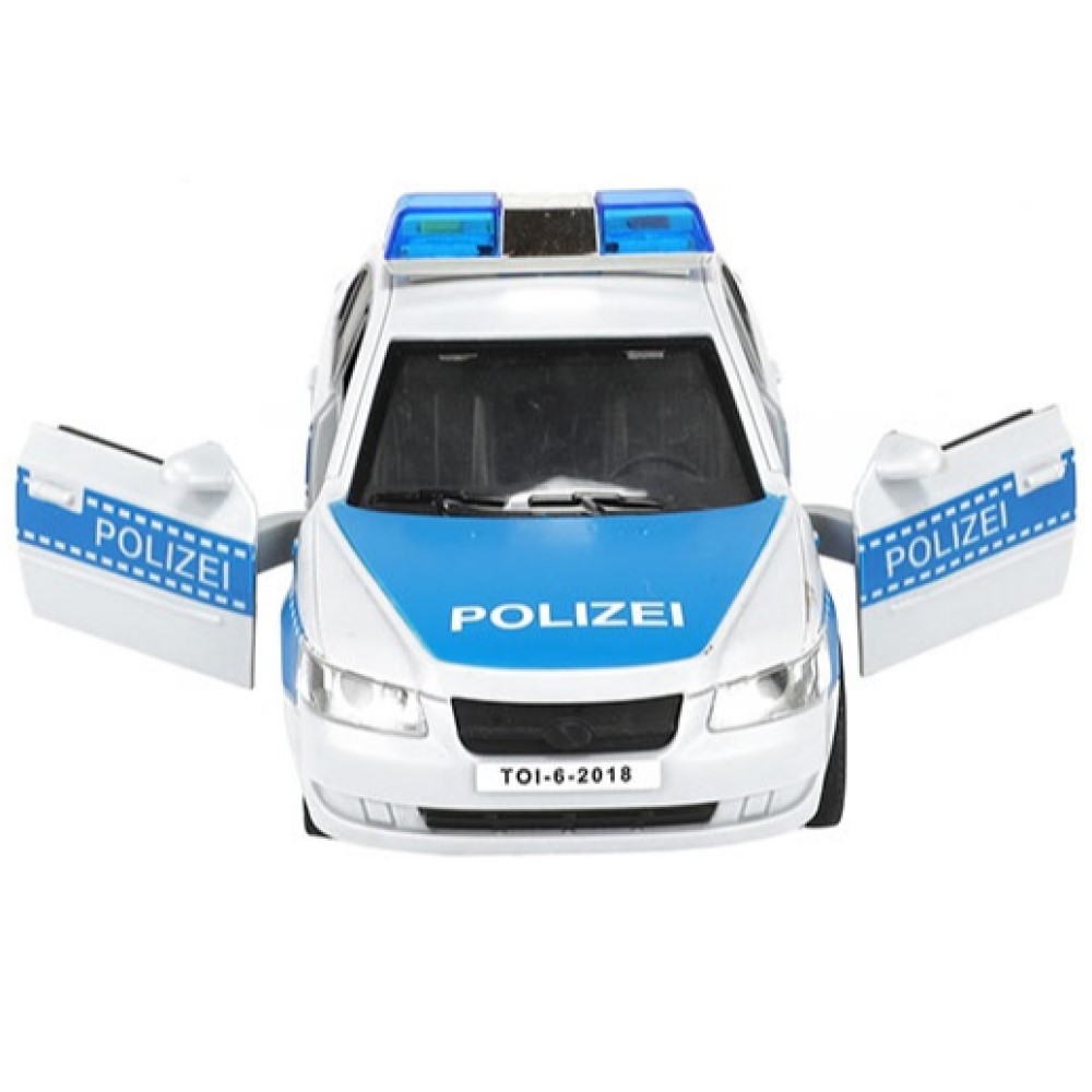 Super Polizei Auto mit Licht Geräuschen und Rückzug