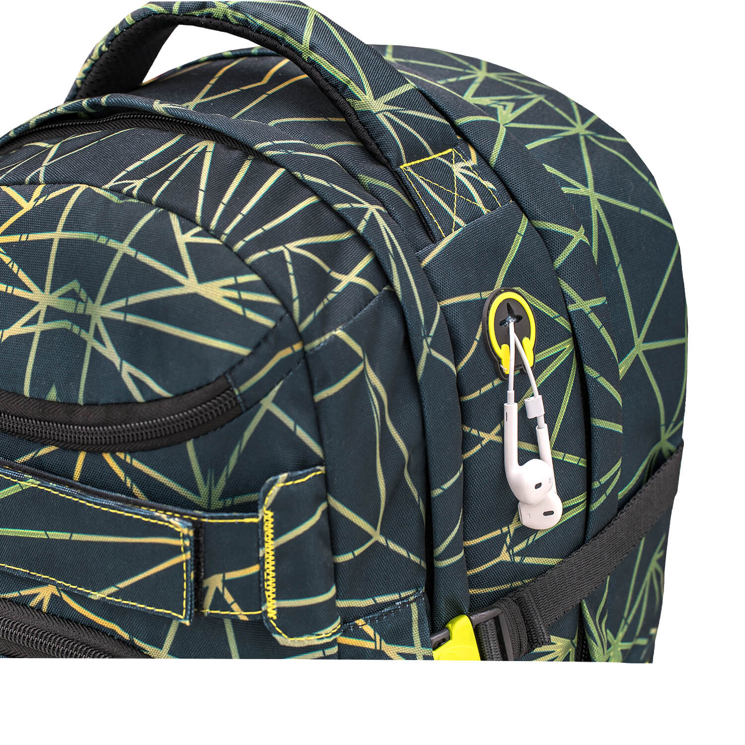 Rucksack Infinity Schulrucksack "Stripes Green"