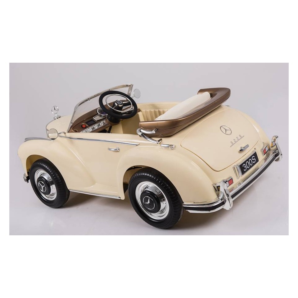 ES-Toys Elektro Kinderfahrzeug – Kinderauto „Mercedes 300S“ Oldtimer – lizenziert – 12V7AH – 2,4Ghz, MP3, Ledersitz+EVA ES-Toys Elektro Kinderfahrzeug – Kinderauto „Mercedes 300S“ Oldtimer – lizenziert – 12V7AH – 2,4Ghz, MP3, Ledersitz+EVA