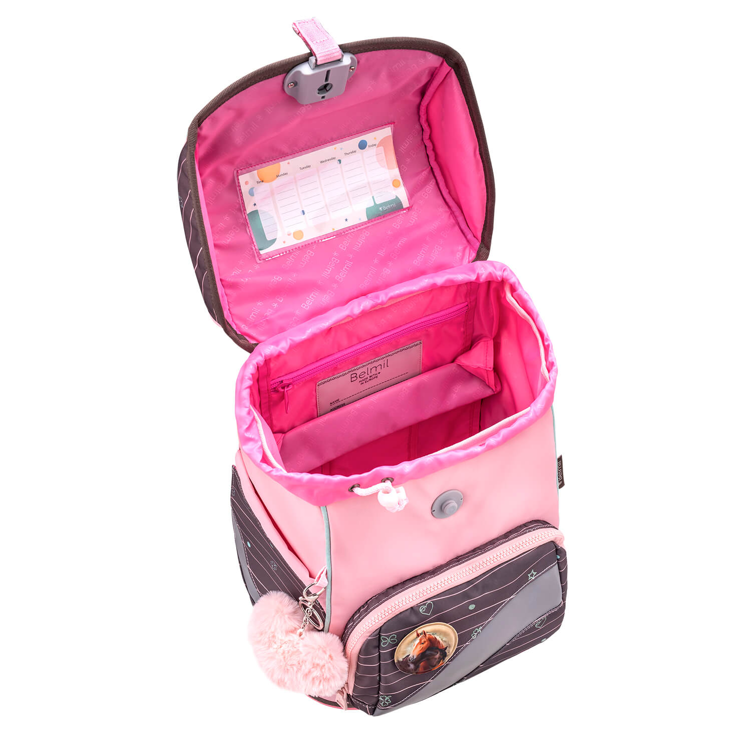 Rucksack Smarty Plus Premium Schulranzen Set 5-teilig Mint Federtasche