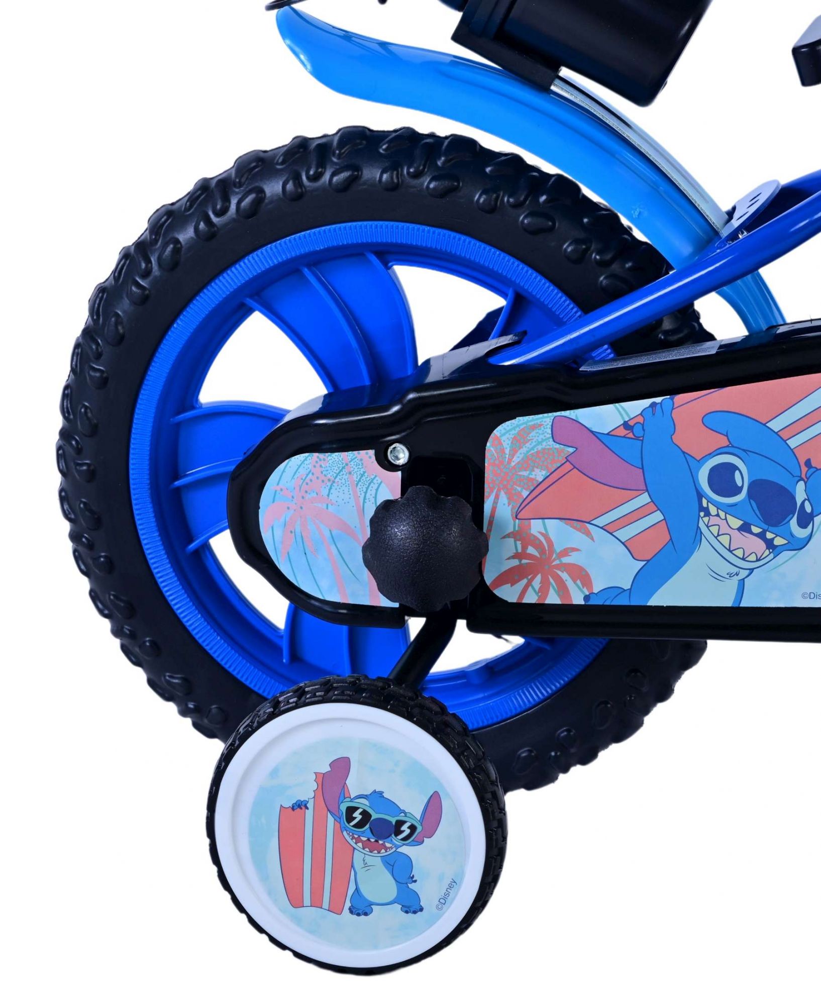 Kinderfahrrad Disney Stitch für Jungen 12 Zoll Kinderrad in Blau