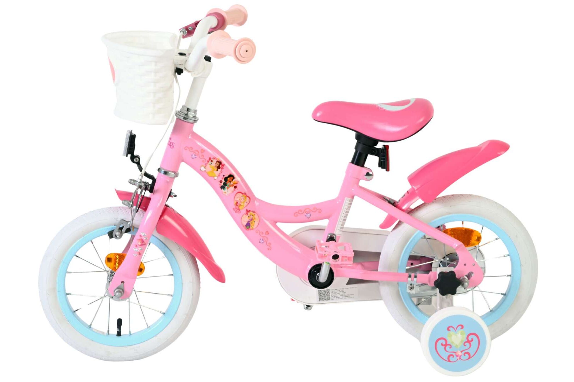 Volare Kinderfahrrad Magic Royals für Mädchen 12 Zoll Kinderrad in Rosa Volare Kinderfahrrad Magic Royals für Mädchen 12 Zoll Kinderrad in Rosa