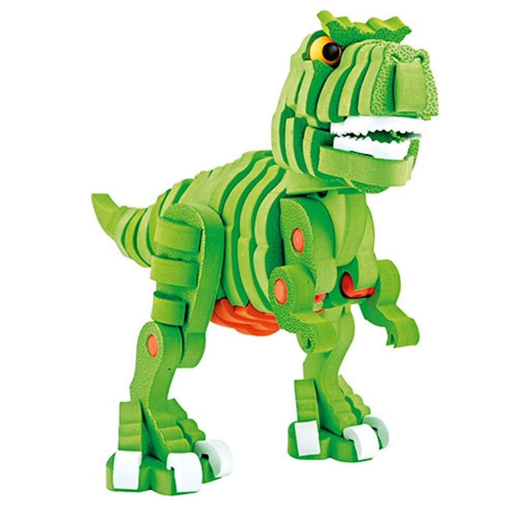Dinosaurier 3D Puzzle Schaumstoff Dino T-Rex