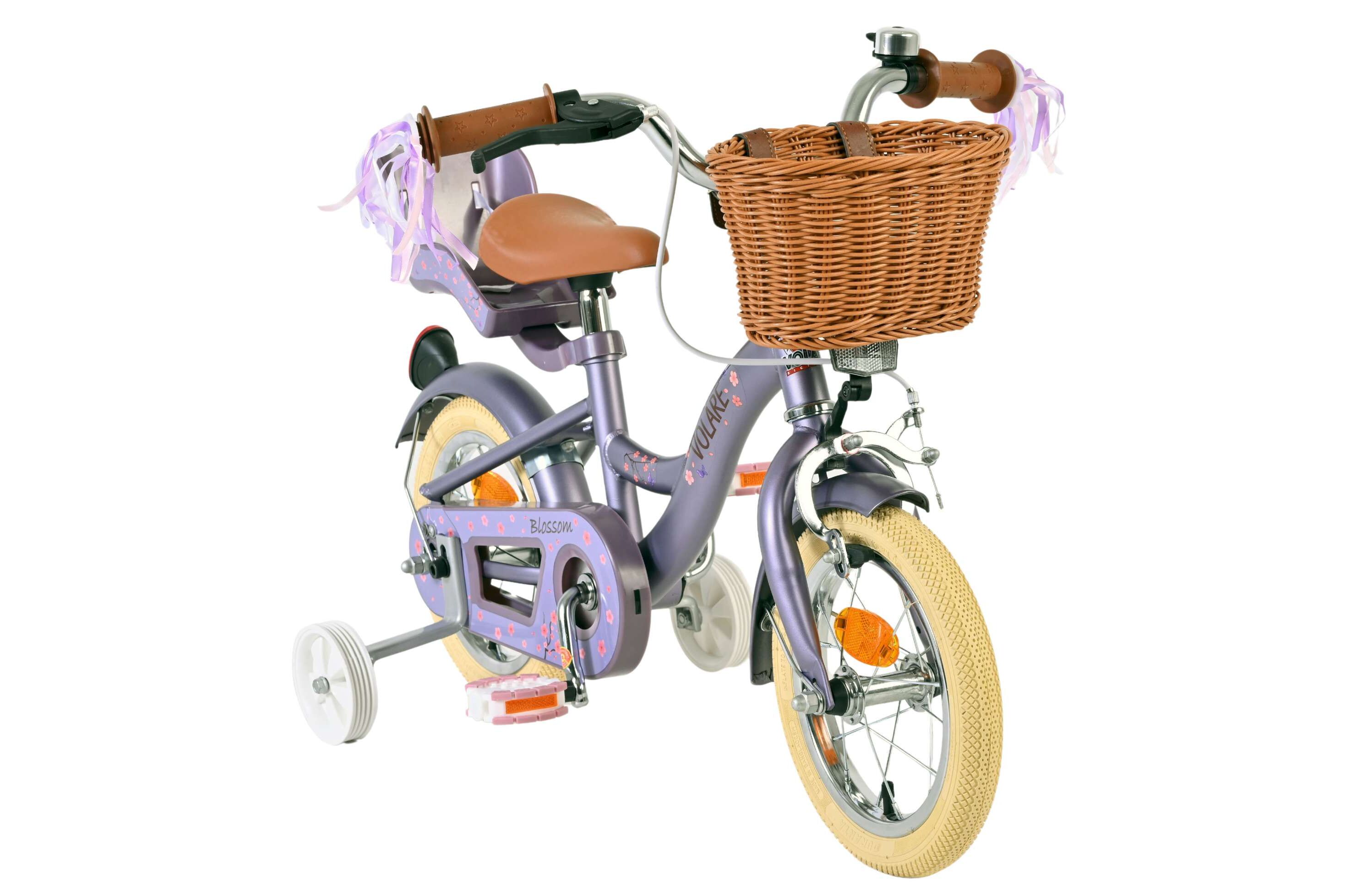 Volare Kinderfahrrad Blossom für Mädchen 12 Zoll Kinderrad in Lila Volare Kinderfahrrad Blossom für Mädchen 12 Zoll Kinderrad in Lila