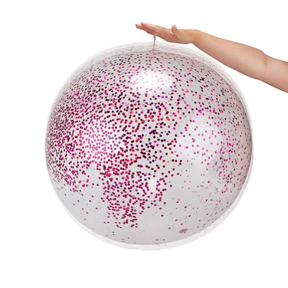 Aufblasbarer Glitzerballon 60cm Glitzer - Ball