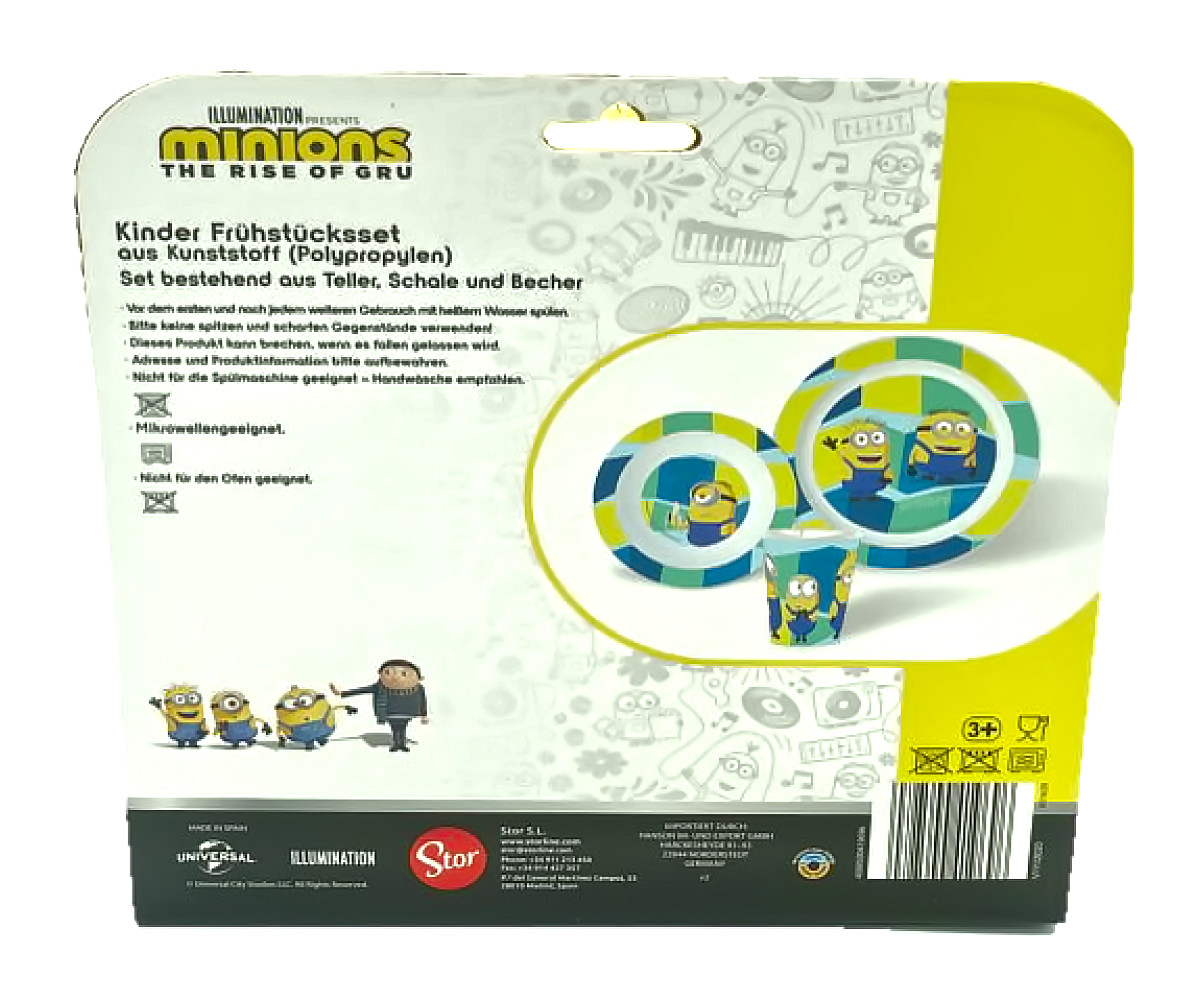 Minions Kindergeschirr - 3er Set Minions Kindergeschirr - 3er Set