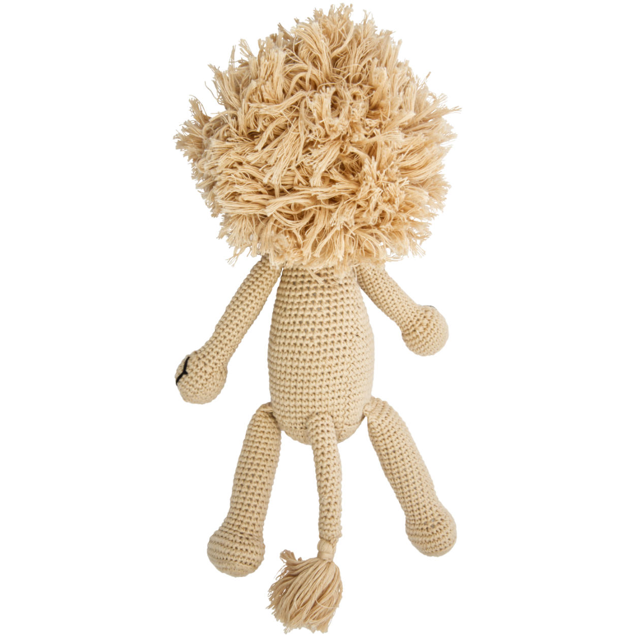 Handgestrickter Löwe Lionel gehäkelt Spielzeug 32 cm aus Baumwolle Handgestrickter Löwe Lionel gehäkelt Spielzeug 32 cm aus Baumwolle