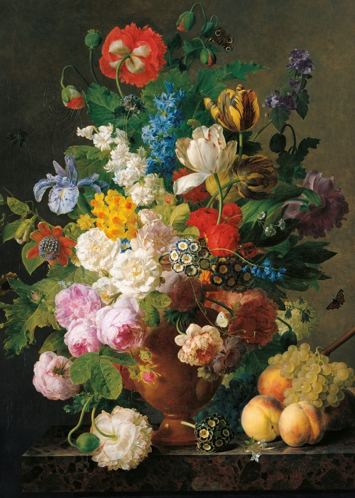 Van Dael Bowl of Flowers - 1000 Puzzleteile