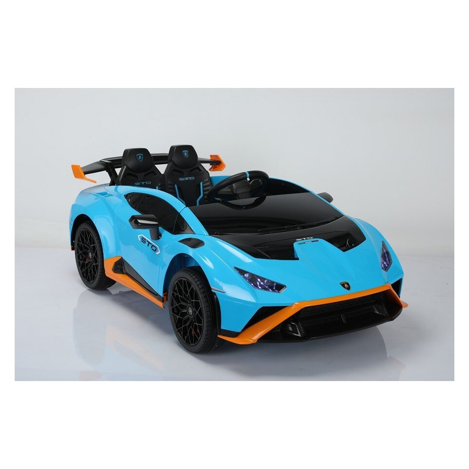 ES-Toys Elektro Kinderauto „Lamborghini Huracan STO“ – lizenziert – 12V7A Akku, 2 Motoren- 2,4Ghz Fernsteuerung, MP3, Ledersitz+EVA – Weiss ES-Toys Elektro Kinderauto „Lamborghini Huracan STO“ – lizenziert – 12V7A Akku, 2 Motoren- 2,4Ghz Fernsteuerung, MP3, Ledersitz+EVA – Weiss
