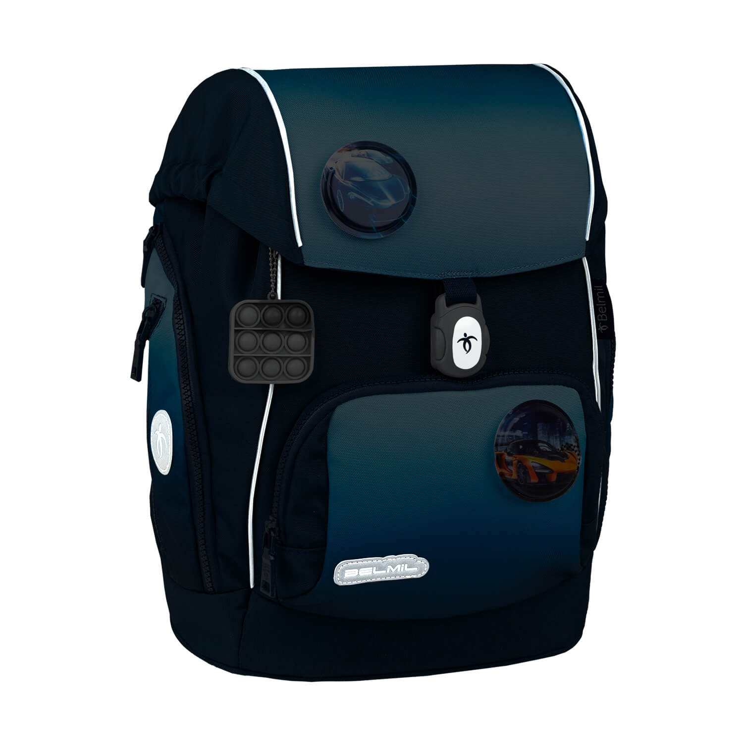 Rucksack Comfy Plus Premium Schulranzen Set 5-teilig Blue Navy Tasche