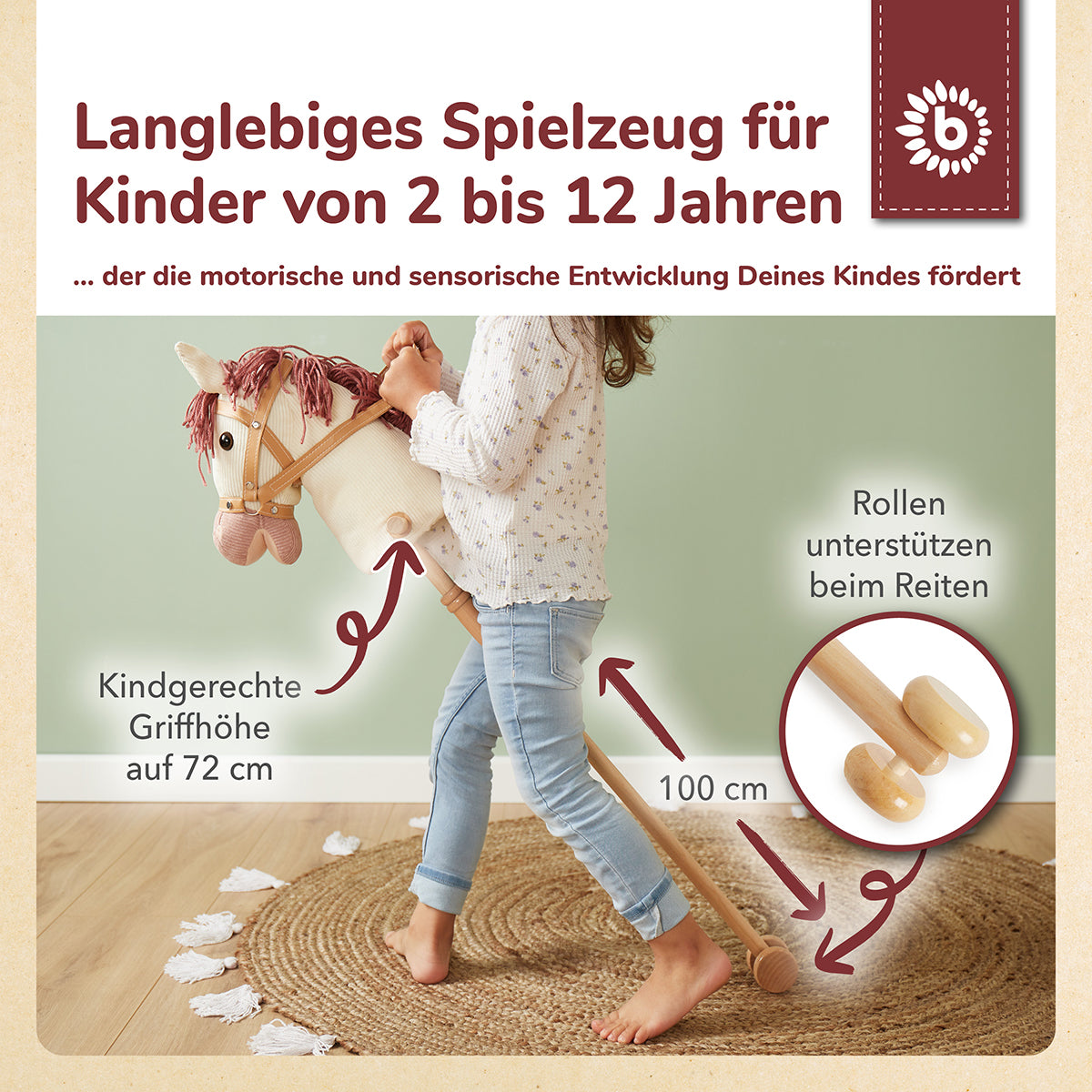 bieco Steckenpferd Ginger bieco Steckenpferd Ginger