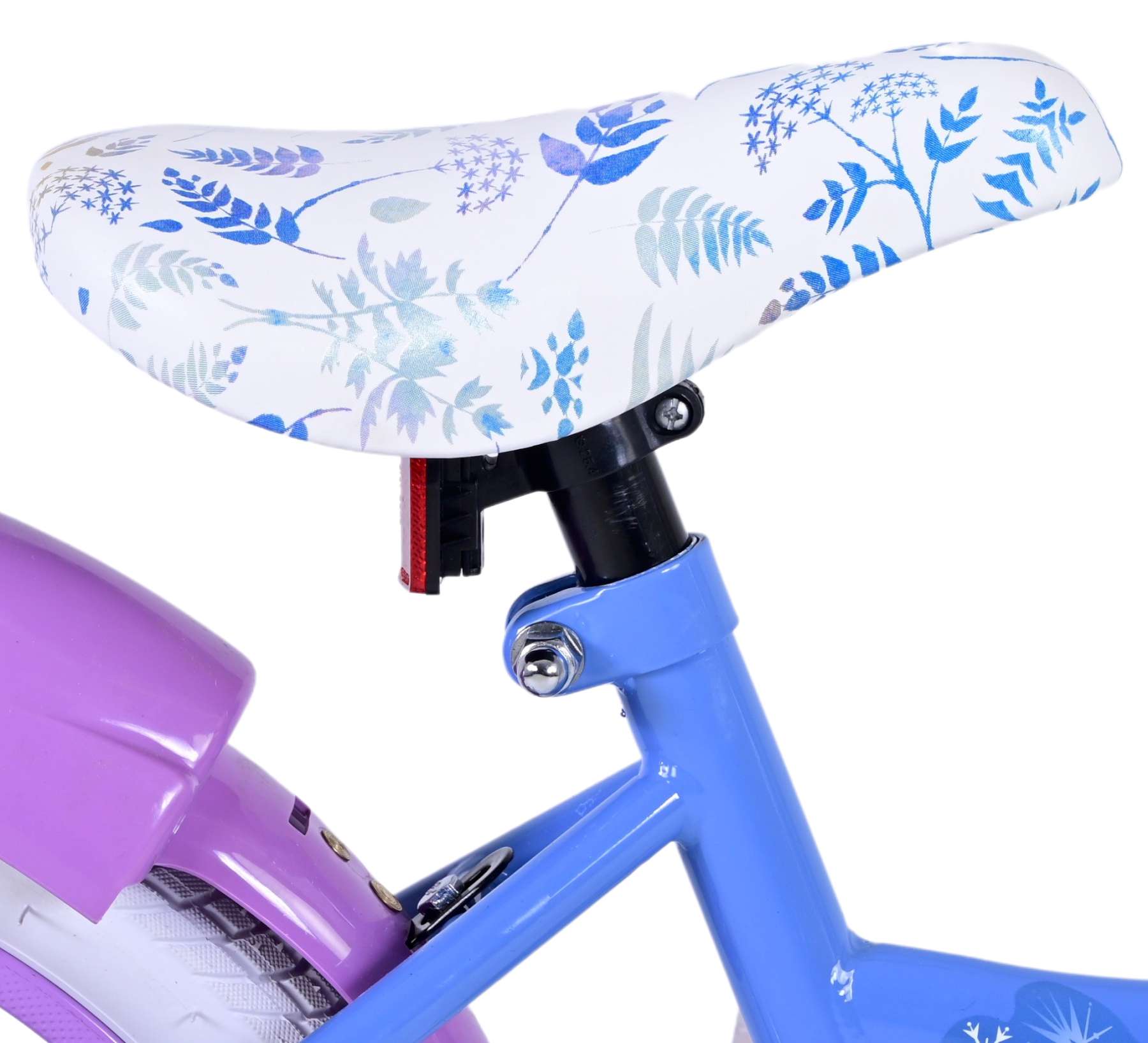 Kinderfahrrad Disney Frozen 2 für Mädchen 16 Zoll Kinderrad Blau/Lila