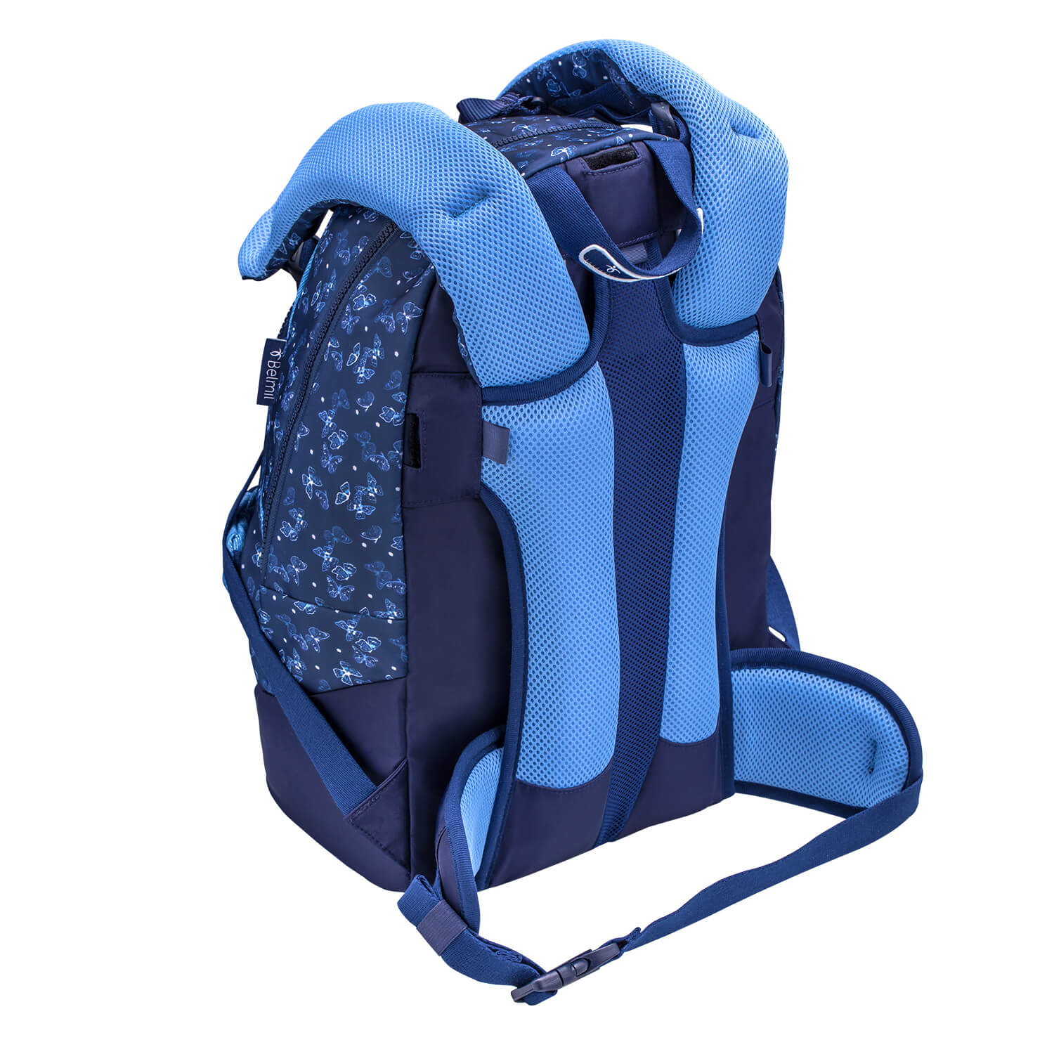 Rucksack 2-IN-1 Schultasche & Gürteltasche 2-teilig Ranzen Sapphire