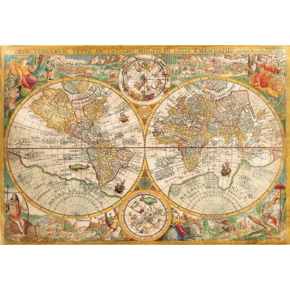 Antike Landkarte, 2000 Teile