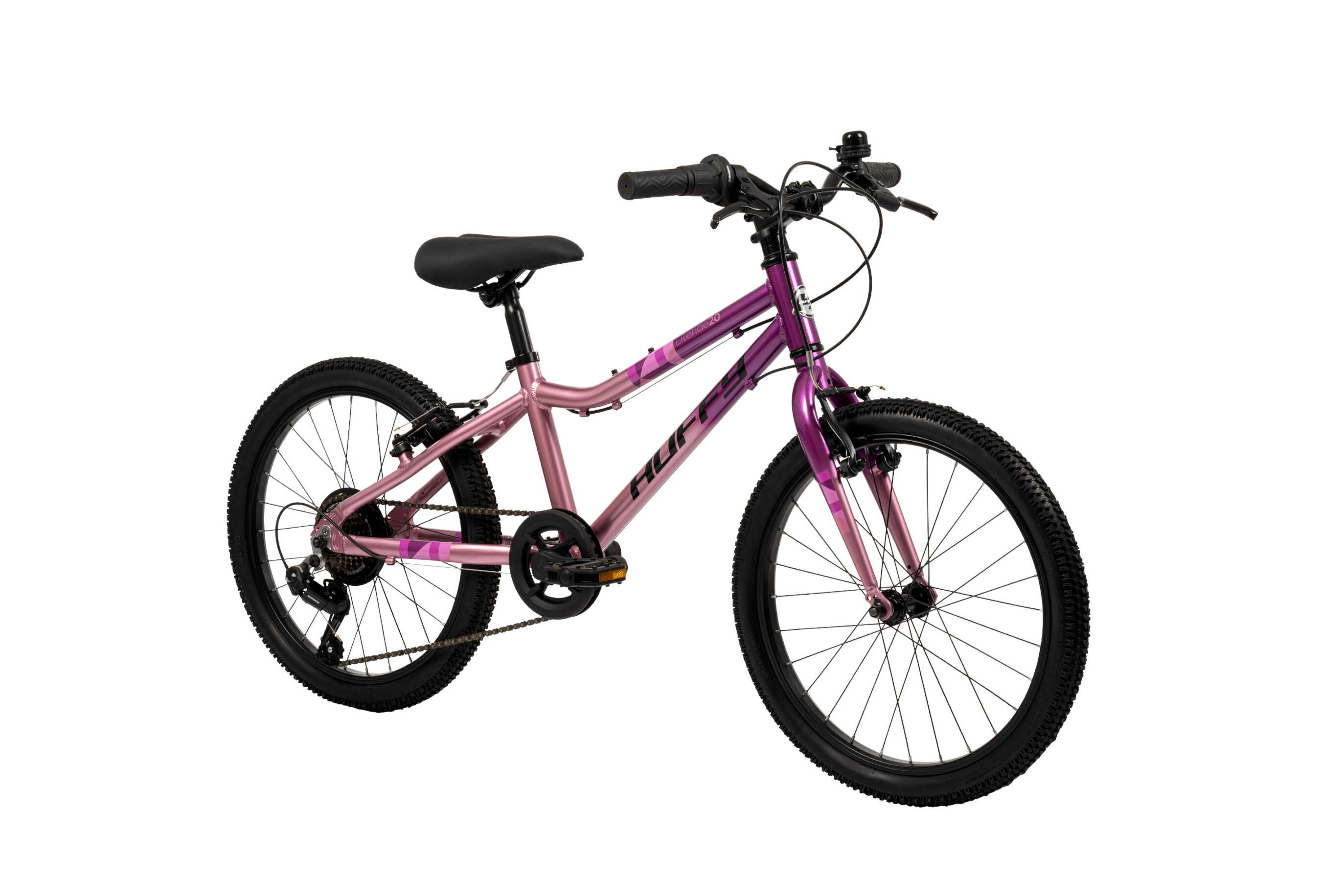 Volare Kinderfahrrad Literide für Mädchen 20 Zoll Kinderrad in Lila-Rosa, 7 Gänge