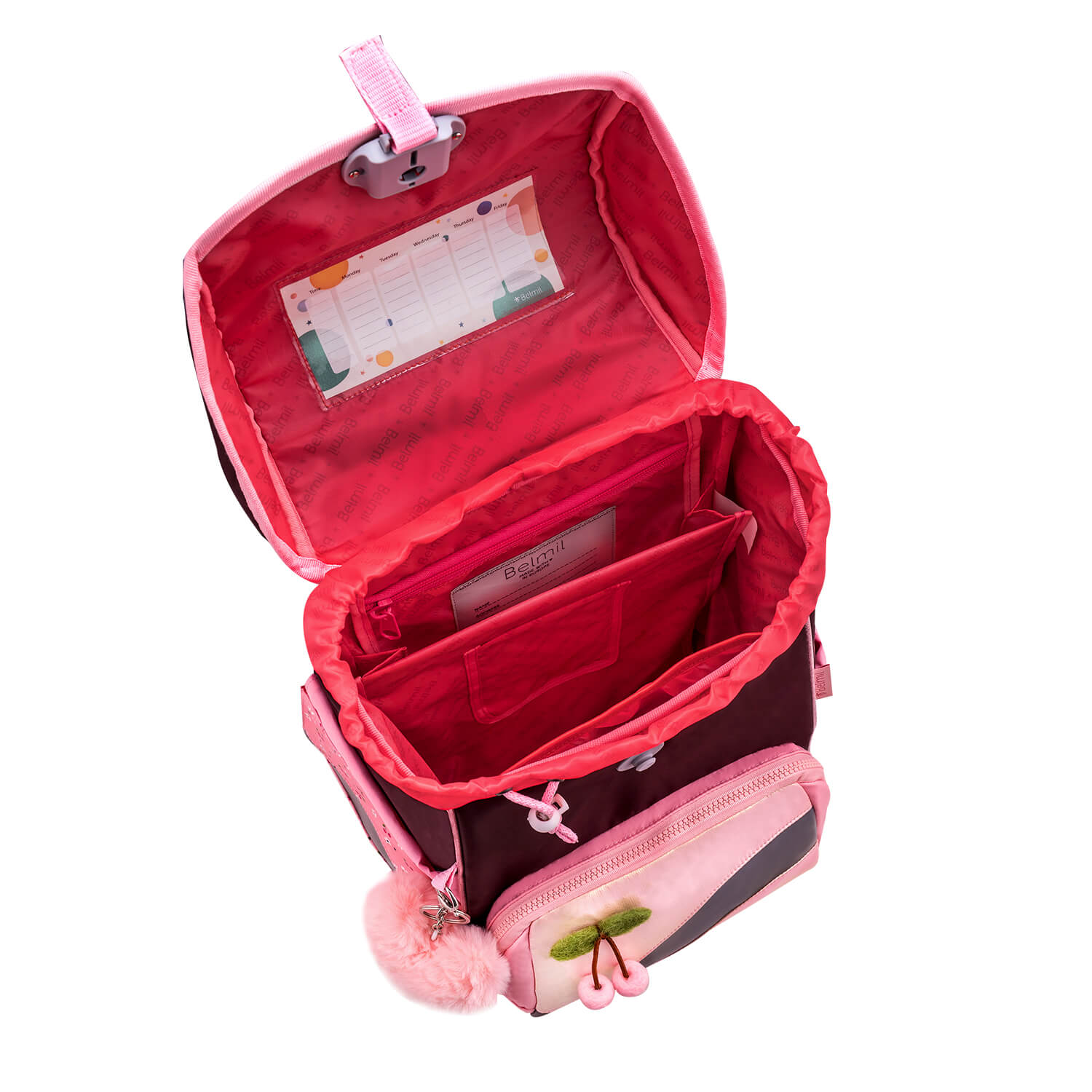 Rucksack Smarty Plus Premium Schulranzen Set 4-teilig Cherry Blossom