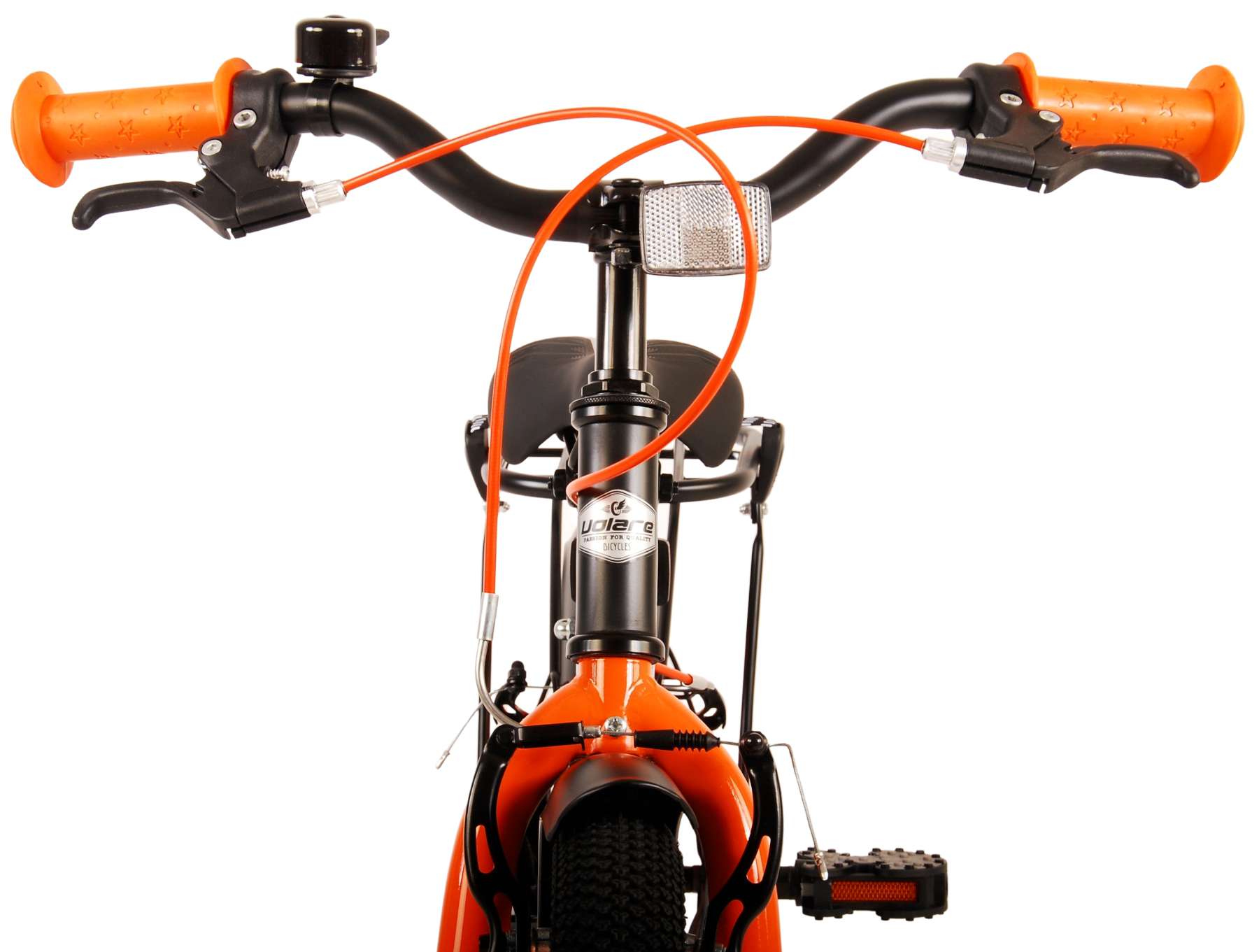 Kinderfahrrad Thombike für Jungen 16 Zoll Kinderrad in Schwarz Orange