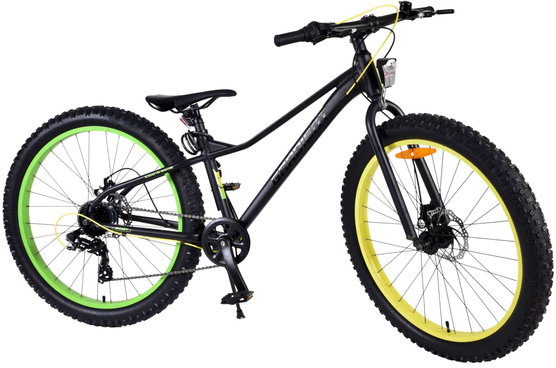 Kinderfahrrad Gradient für Jungen 26 Zoll Kinderrad in Schwarz, 7Gänge