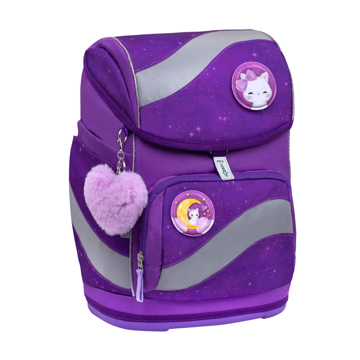 Rucksack Smarty ergonomisches Schulranzen Set 5-teil Purple Sky Tasche Rucksack Smarty ergonomisches Schulranzen Set 5-teil Purple Sky Tasche