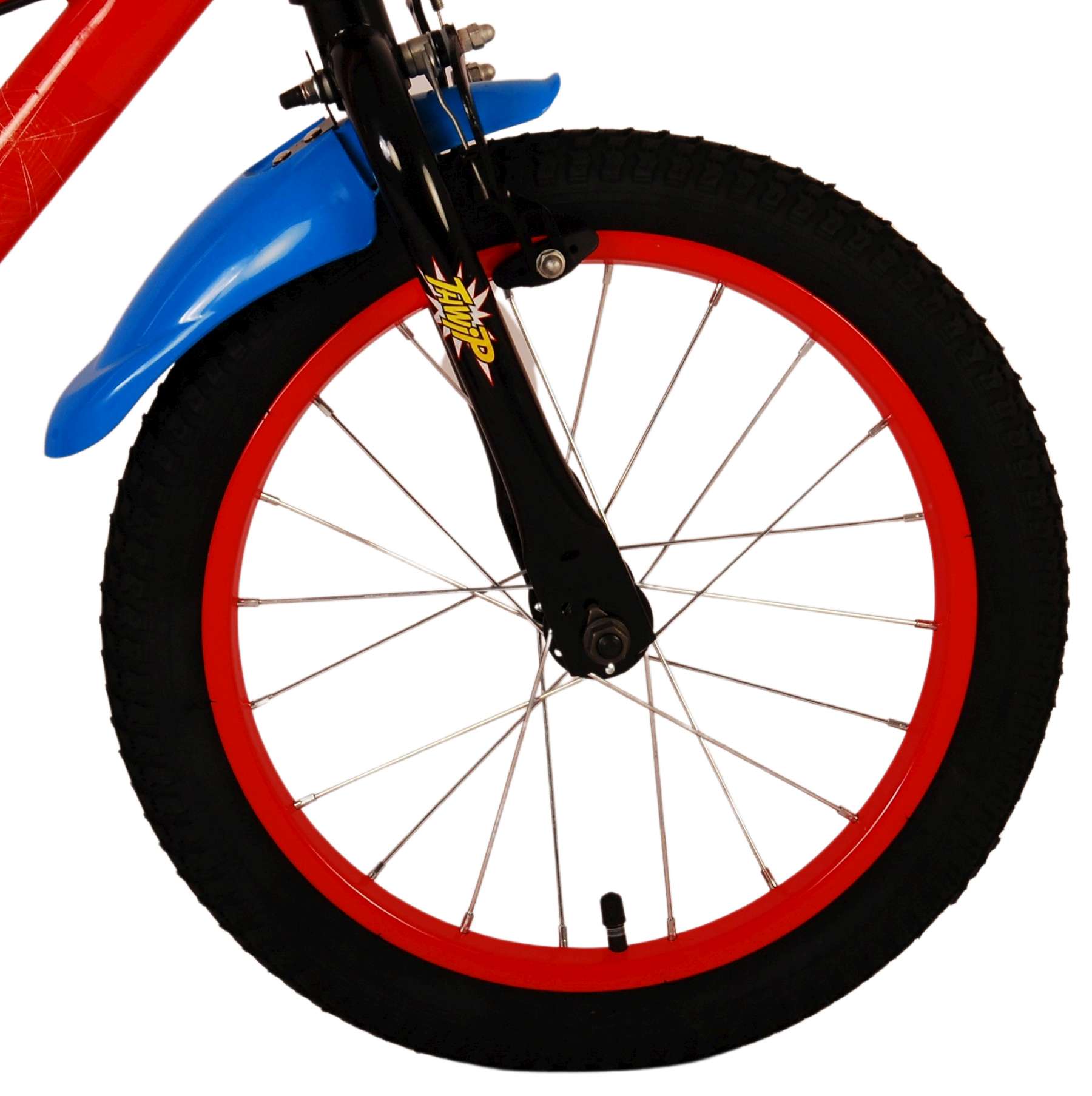 Kinderfahrrad Ultimate Spider-Man Jungen 16 Zoll Kinderrad in Blau/Rot