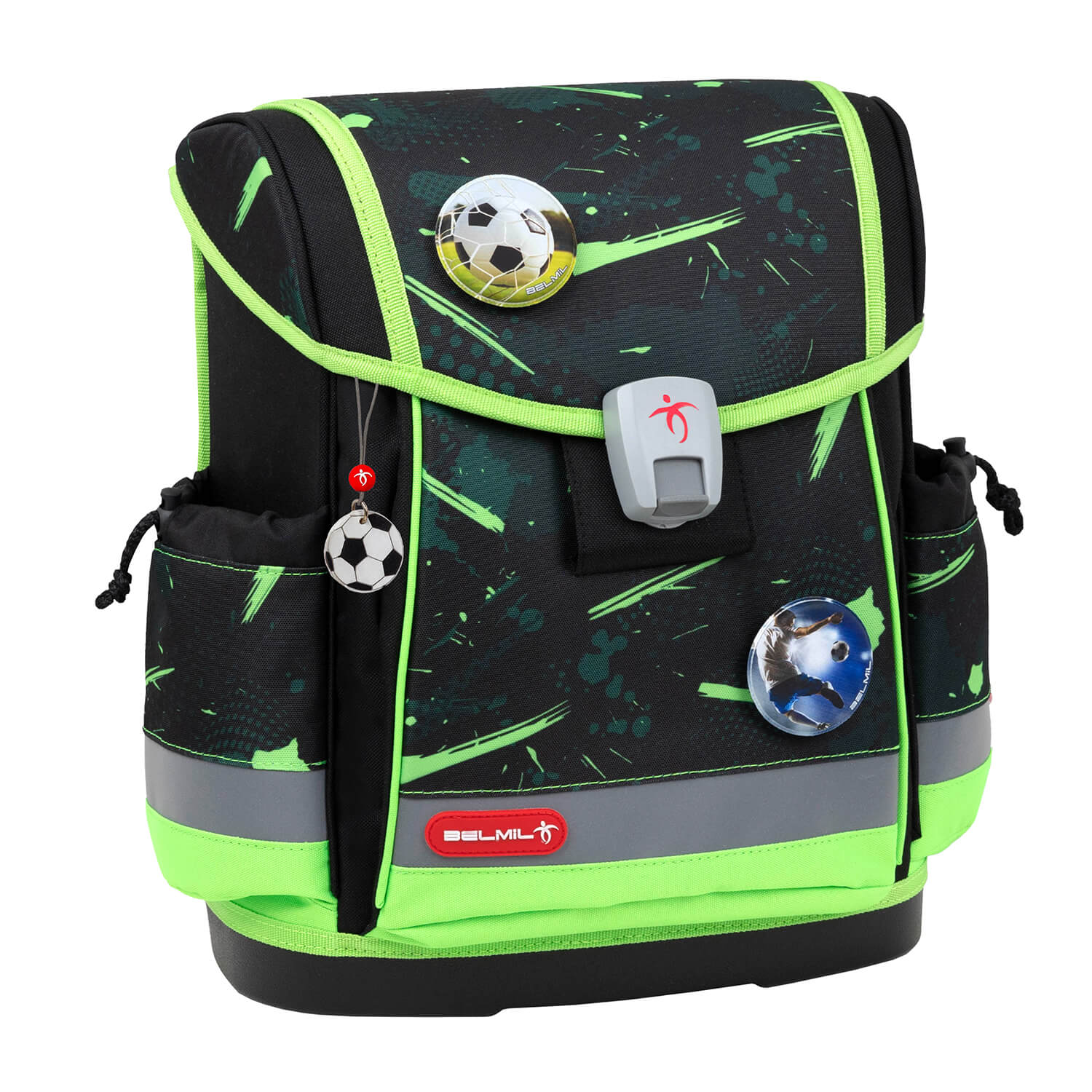 Rucksack Classy Plus ergonomisches Schulranzen-Set 5-teilig Neon Sport