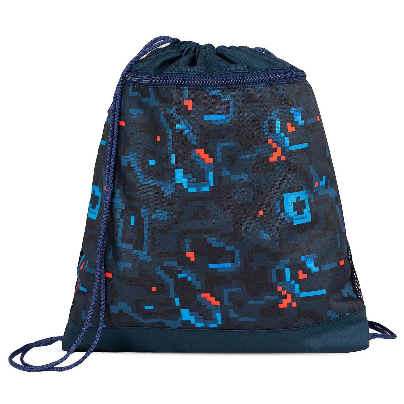 Belmil Mini-Fit ergonomisches Schulranzen-Set 4-teilig "PixelTrak" mit Brustgurt