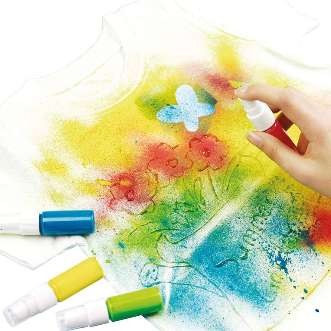 Fashion Textile Farben Styler Spray Schablonen