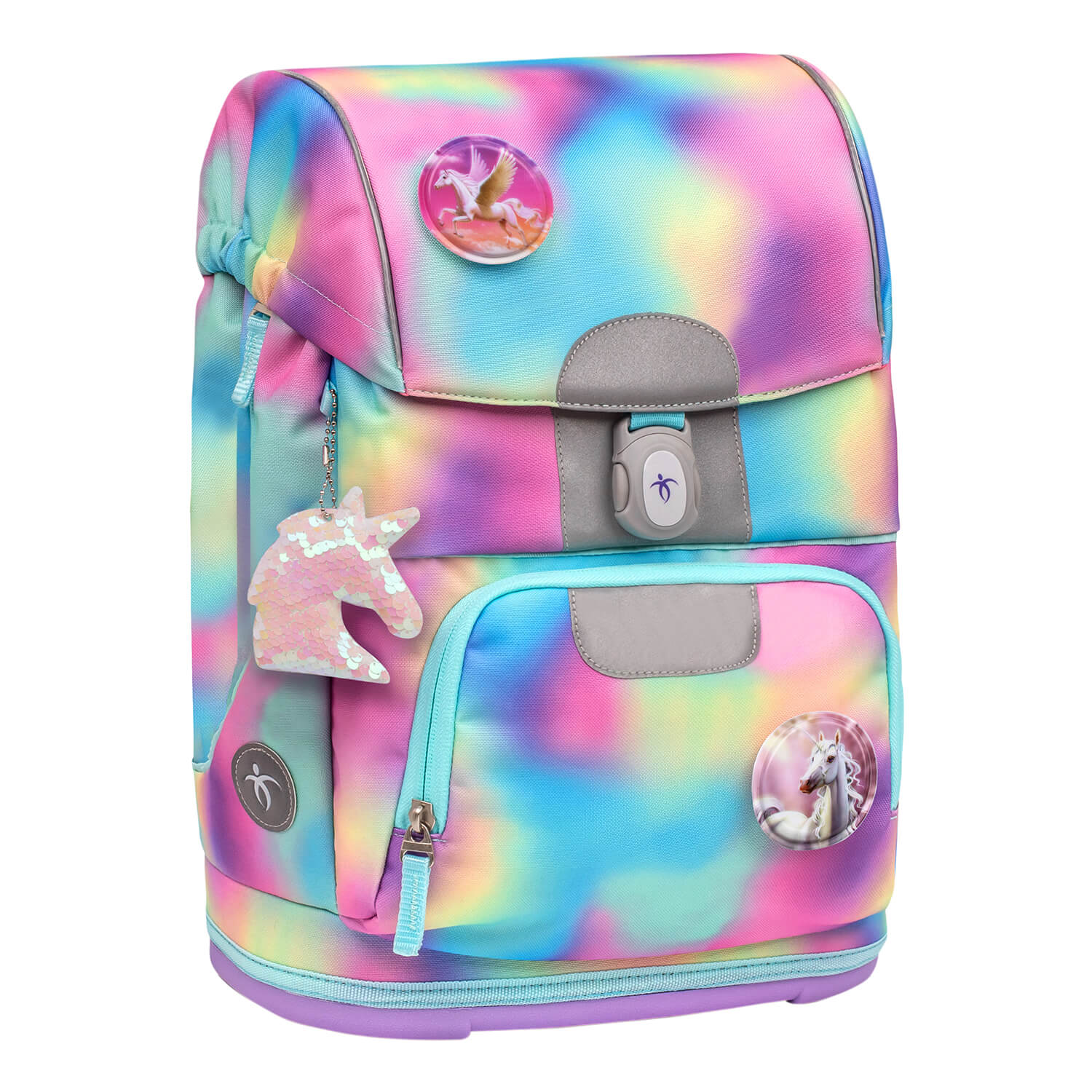 Rucksack Motion ergonomisches Schulranzen Set 5-teilig Rainbow Color