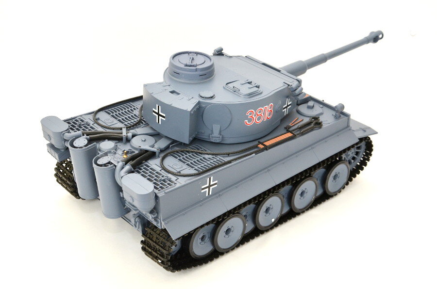 RC Panzer "German Tiger I" 1:16 Graumit mit Rauch und Sound