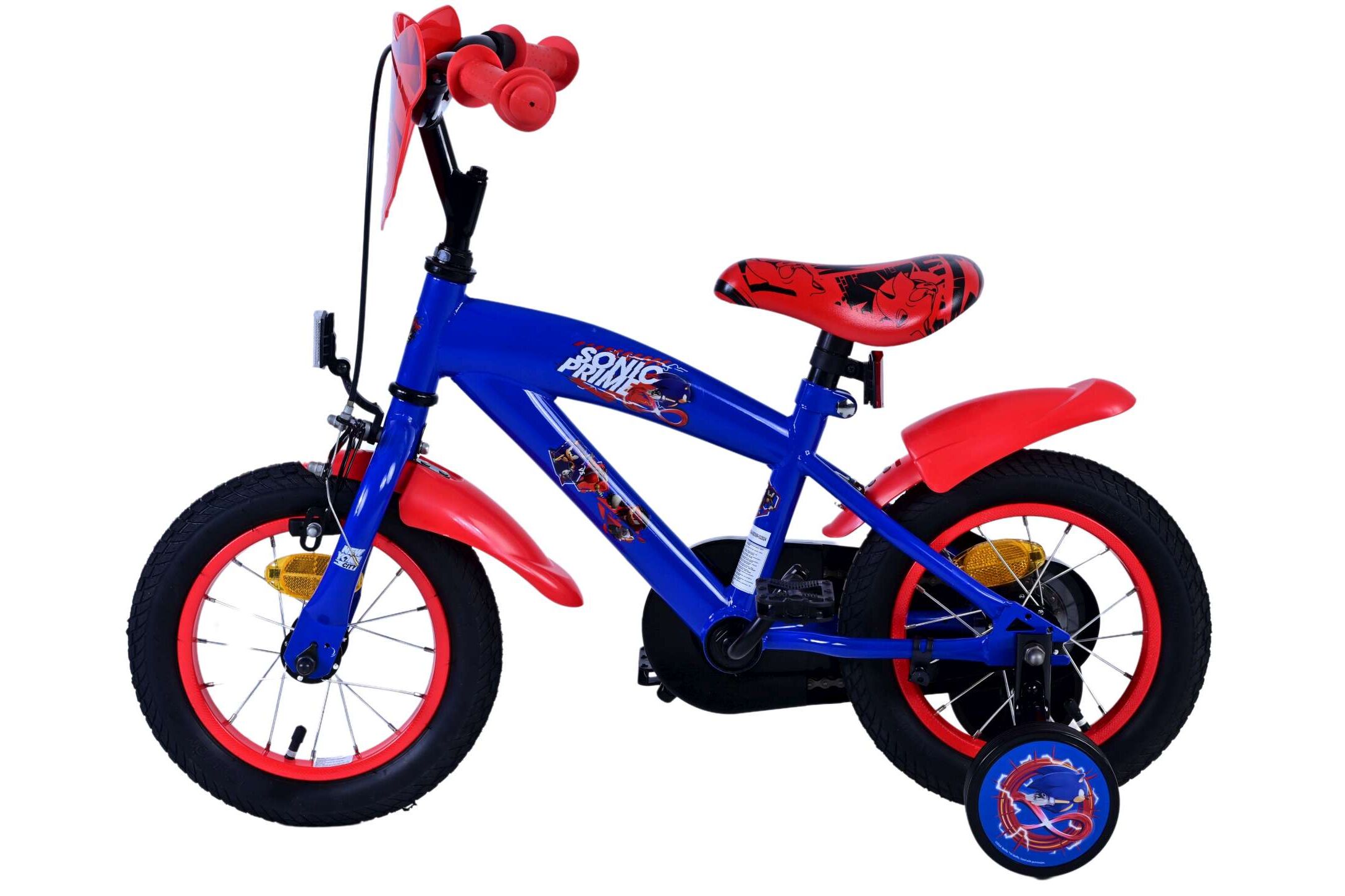 Volare Kinderfahrrad Turbo Crew für Jungen 12 Zoll Kinderrad in Blau Rot Volare Kinderfahrrad Turbo Crew für Jungen 12 Zoll Kinderrad in Blau Rot